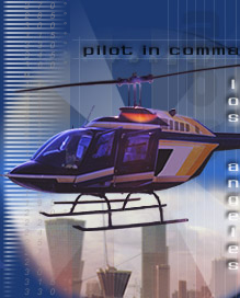 Hubschrauber fliegen in los angeles
