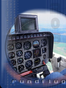 ausblick vom hubschrauber beim rundflug